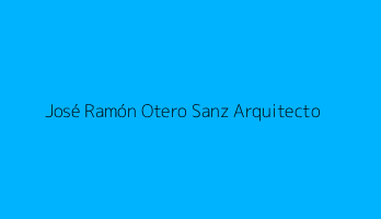 José Ramón Otero Sanz Arquitecto